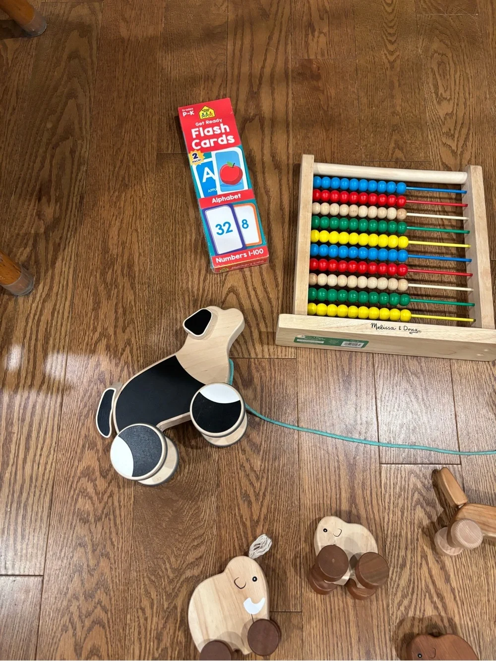 Melissa & Doug Wooden Abacus kids wooden toy bundle